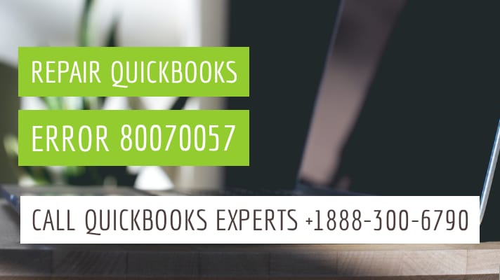 quickbooks error 80070057