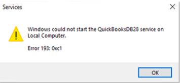QuickBooks error 193