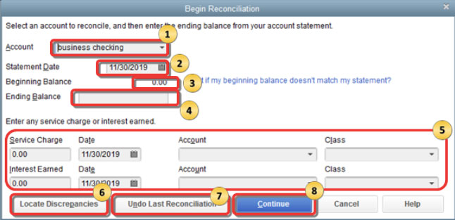 How to reconcile bank account transactions