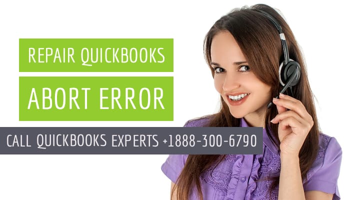 quickbooks abort error