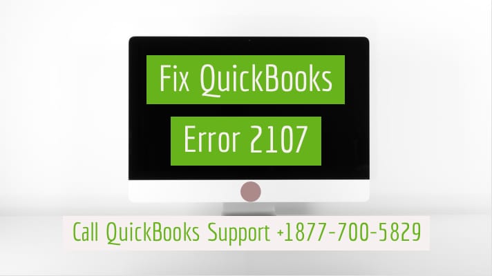 quickbooks error 2107