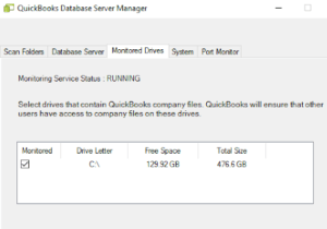 quickbooks database server manager