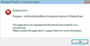 Read more about the article QuickBooks Error QBW32 exe