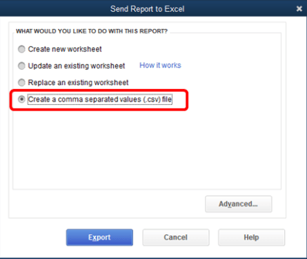 export report in quickbooks desktop