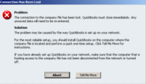 Read more about the article QuickBooks Connection has been lost error