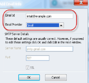 quickbooks email setup webmail service