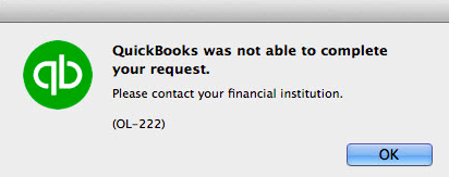 quickbooks error ol-222