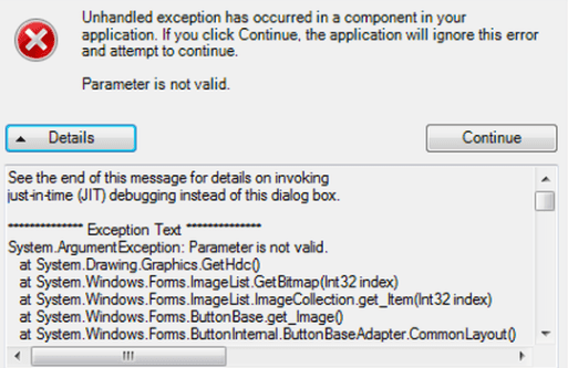 quickbooks system exception error