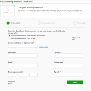 Read more about the article Use Automated QuickBooks Password Reset Tool