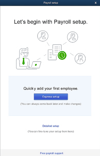 quickbooks payroll setup wizard