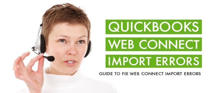 Fix QuickBooks Web Connect Import Errors