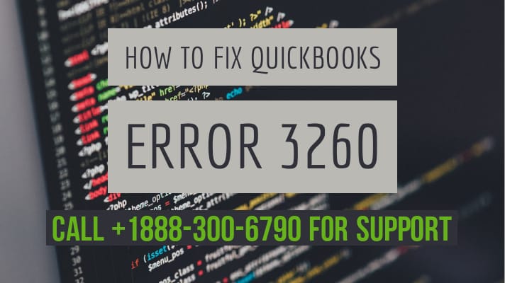 QuickBooks Error 3260