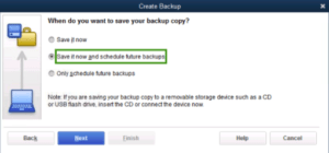 best way to backup quickbooks data