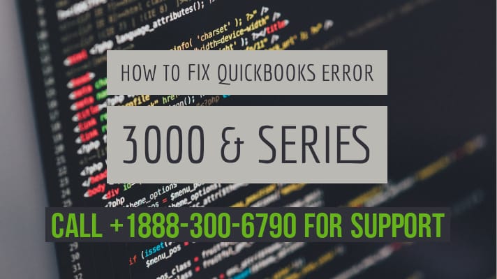 quickbooks error 3000