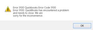 Read more about the article QuickBooks Error 3100 