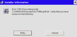 Read more about the article Error 1304 – Error writing to file QuickBooks