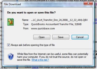 How to use an QuickBooks Accountant's Copy working file