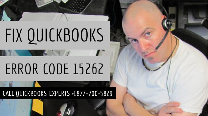 QuickBooks error 15262