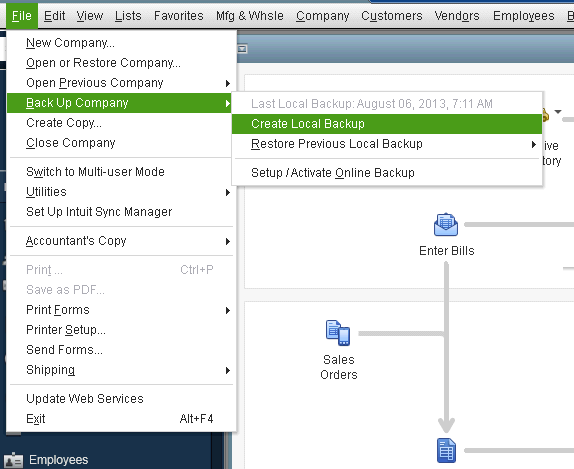 Update QuickBooks Company File