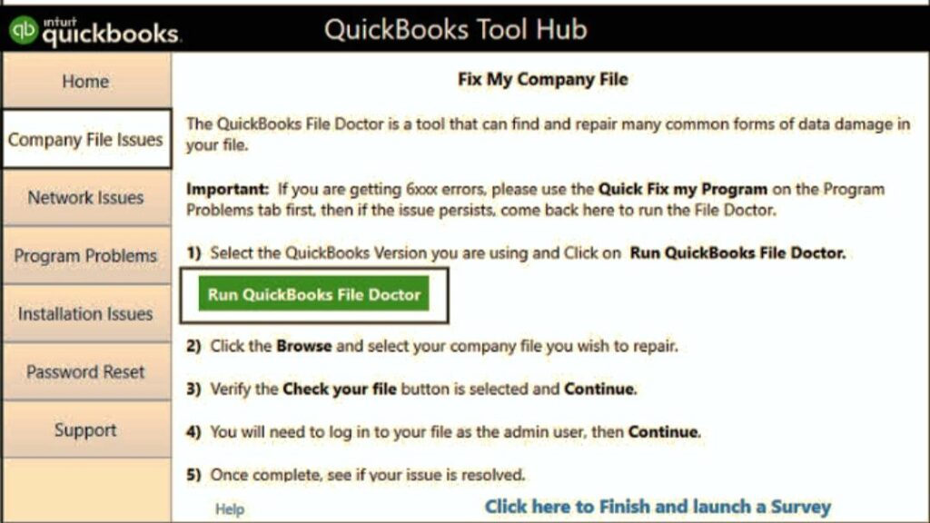 Fix QuickBooks encountered a network problem 
