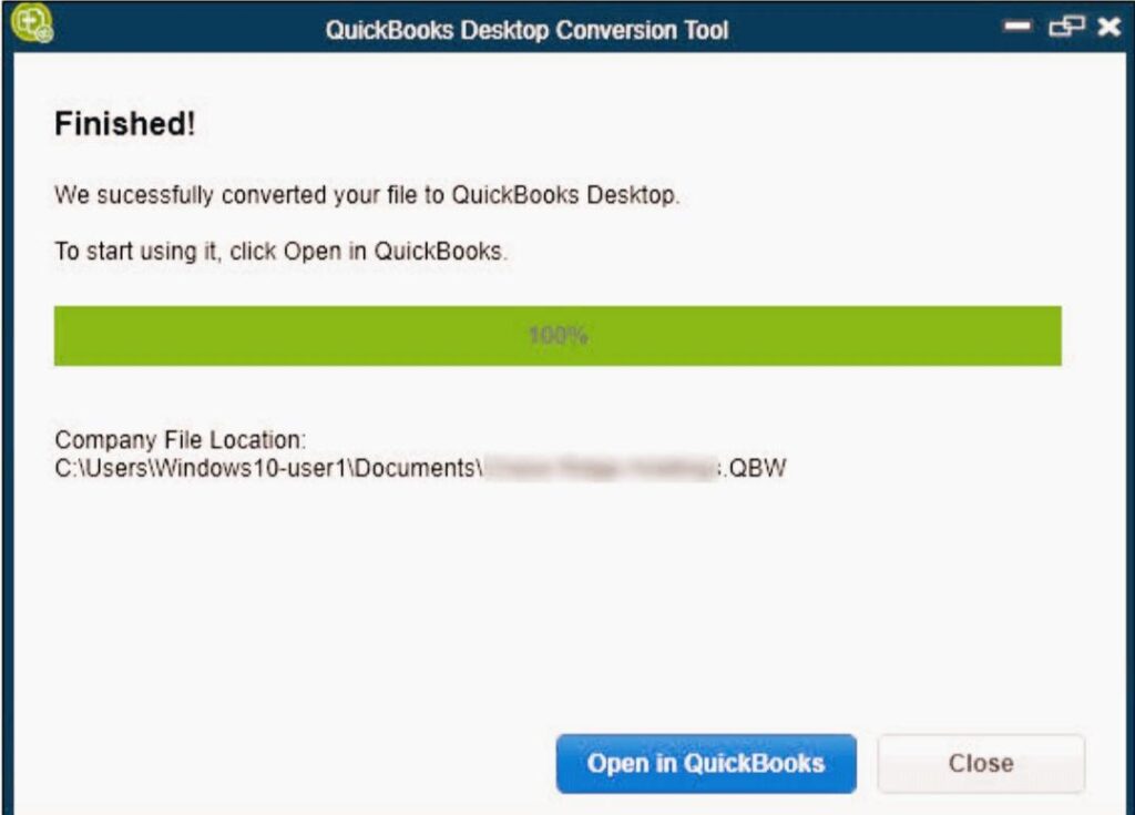 QuickBooks Conversion Tool