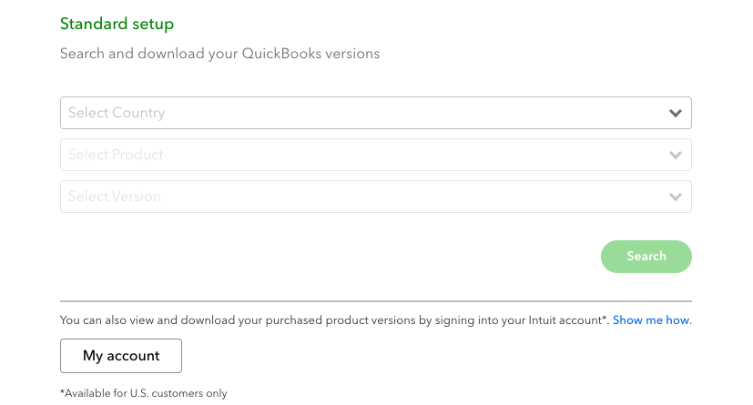 QuickBooks downloads desktop